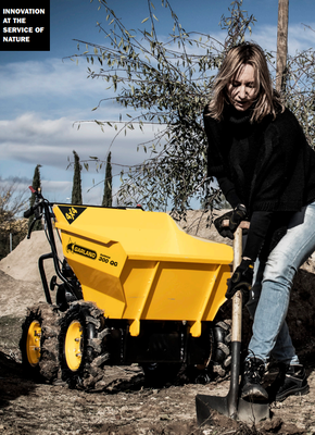 Carretilla Motor Gasolina Garland 4x4 Barrow 400qg-v25